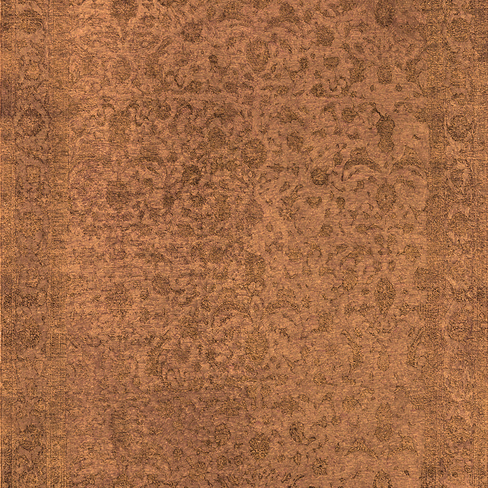 Oriental Orange Industrial Rug, urb2128org