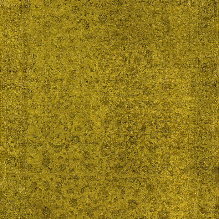 Oriental Yellow Industrial Rug, urb2128yw