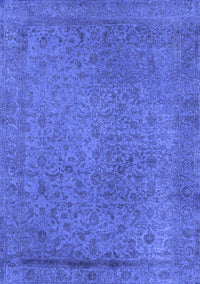 Oriental Blue Industrial Rug, urb2128blu