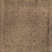 Square Oriental Brown Industrial Rug, urb2128brn