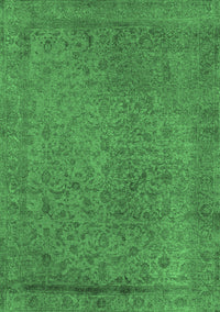 Oriental Emerald Green Industrial Rug, urb2128emgrn