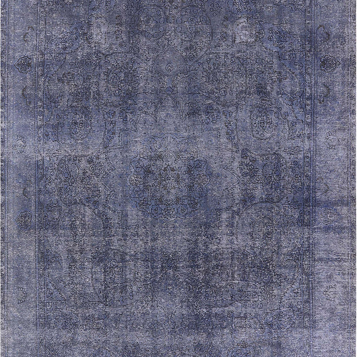 Machine Washable Industrial Modern Purple Navy Blue Rug, wshurb2129
