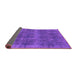 Sideview of Oriental Purple Industrial Rug, urb2129pur