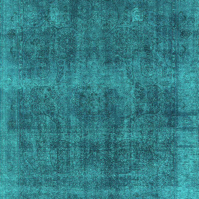 Oriental Turquoise Industrial Rug, urb2129turq
