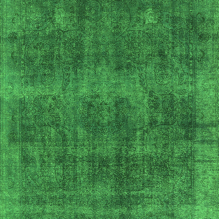 Oriental Green Industrial Rug, urb2129grn
