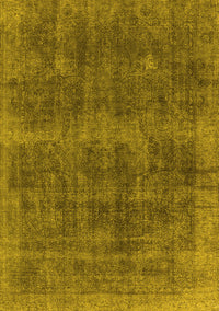 Oriental Yellow Industrial Rug, urb2129yw