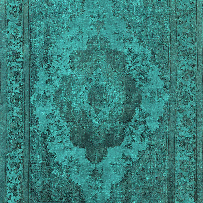 Oriental Turquoise Industrial Rug, urb2130turq