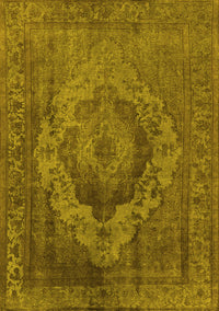 Oriental Yellow Industrial Rug, urb2130yw