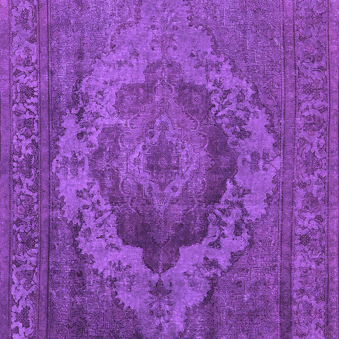 Machine Washable Oriental Purple Industrial Area Rugs, wshurb2130pur
