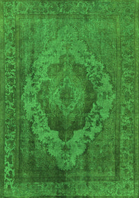 Oriental Green Industrial Rug, urb2130grn