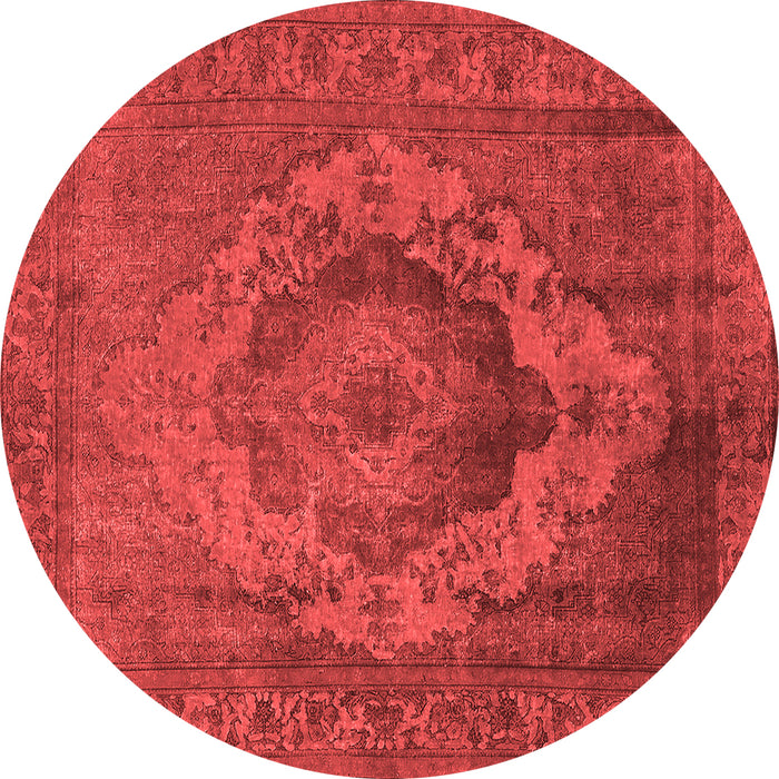 Machine Washable Oriental Red Industrial Rug, wshurb2130red