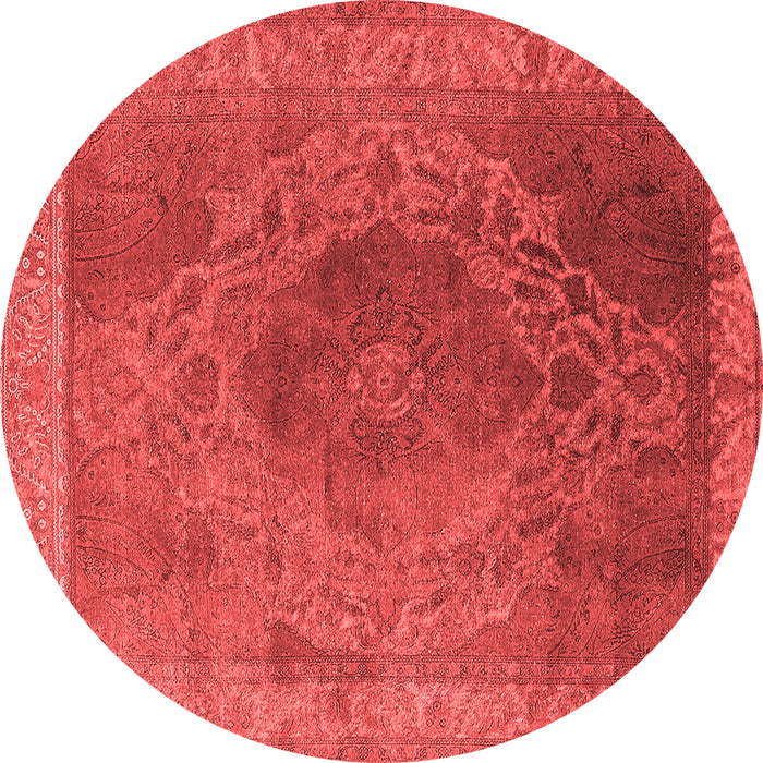 Machine Washable Oriental Red Industrial Rug, wshurb2131red