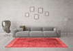 Industrial Red Washable Rugs