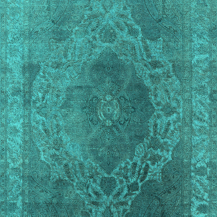Oriental Turquoise Industrial Rug, urb2131turq