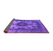 Sideview of Oriental Purple Industrial Rug, urb2132pur