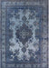 Mid-Century Modern Light Purple Blue Oriental Rug, urb2132