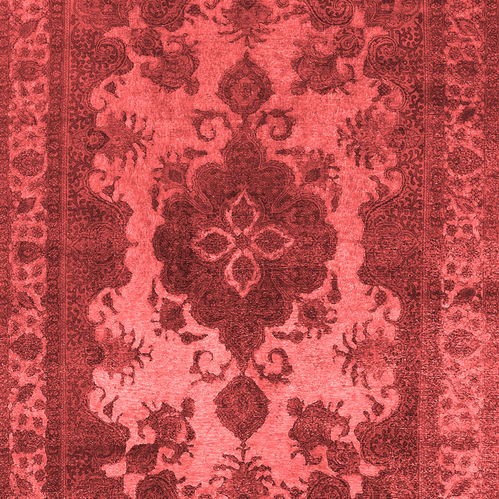 Machine Washable Oriental Red Industrial Rug, wshurb2132red