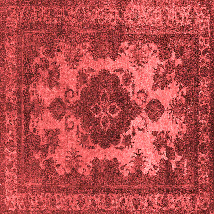 Machine Washable Oriental Red Industrial Rug, wshurb2132red