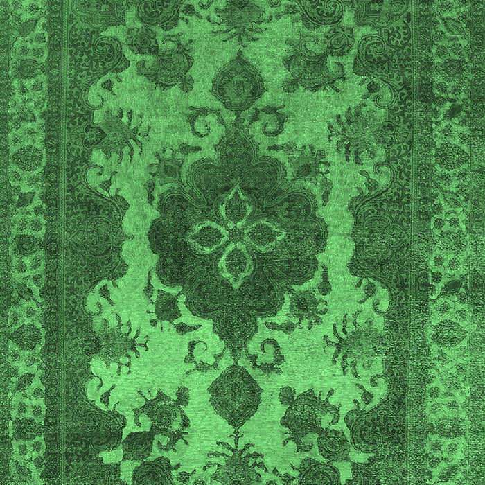 Oriental Emerald Green Industrial Rug, urb2132emgrn