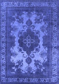 Oriental Blue Industrial Rug, urb2132blu