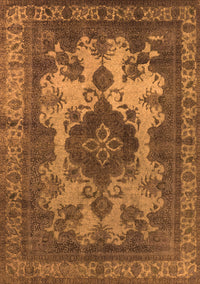 Oriental Orange Industrial Rug, urb2132org