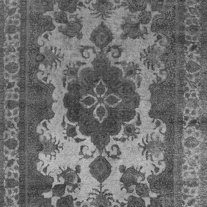 Machine Washable Oriental Gray Industrial Rug, wshurb2132gry