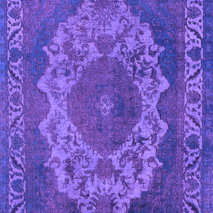 Machine Washable Oriental Purple Industrial Area Rugs, wshurb2133pur