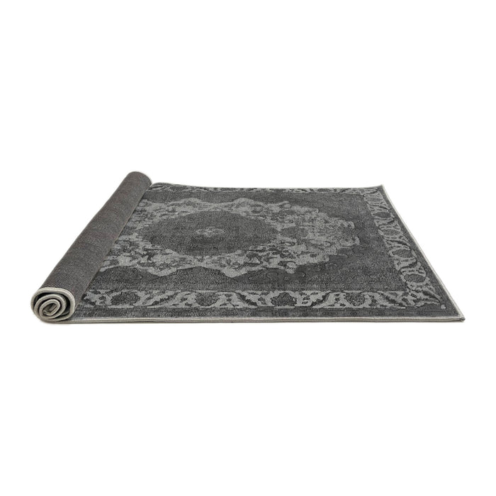 Sideview of Oriental Gray Industrial Rug, urb2133gry