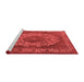 Industrial Red Washable Rugs