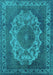 Oriental Turquoise Industrial Rug, urb2133turq