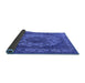 Sideview of Oriental Blue Industrial Rug, urb2133blu