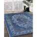 Machine Washable Industrial Modern Light Purple Blue Rug in a Family Room, wshurb2133