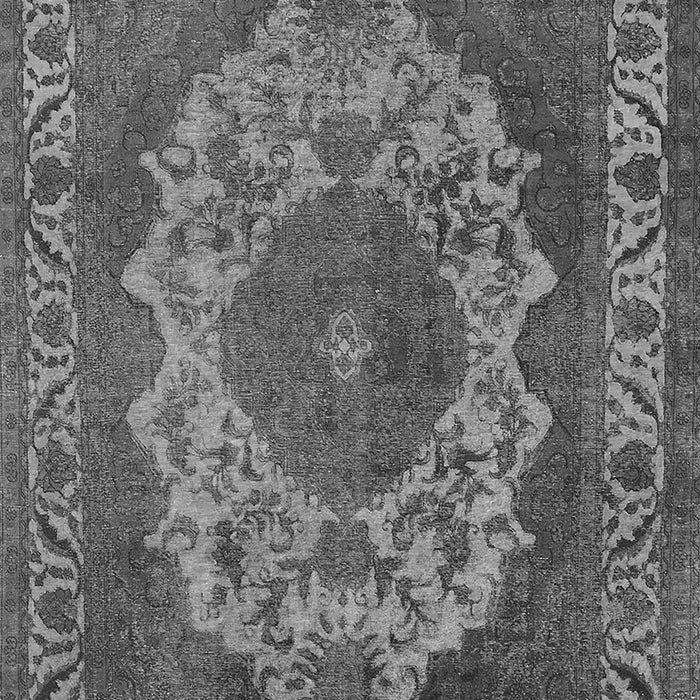 Machine Washable Oriental Gray Industrial Rug, wshurb2133gry