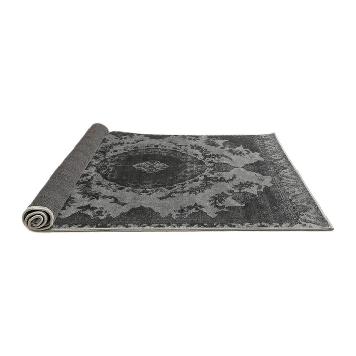 Sideview of Oriental Gray Industrial Rug, urb2134gry