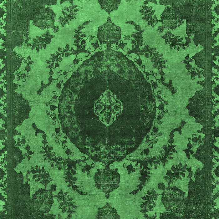 Oriental Emerald Green Industrial Rug, urb2134emgrn