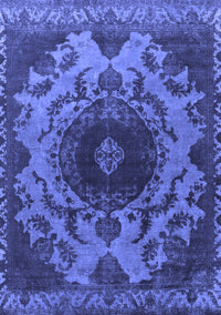 Oriental Blue Industrial Rug, urb2134blu