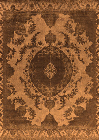 Oriental Orange Industrial Rug, urb2134org