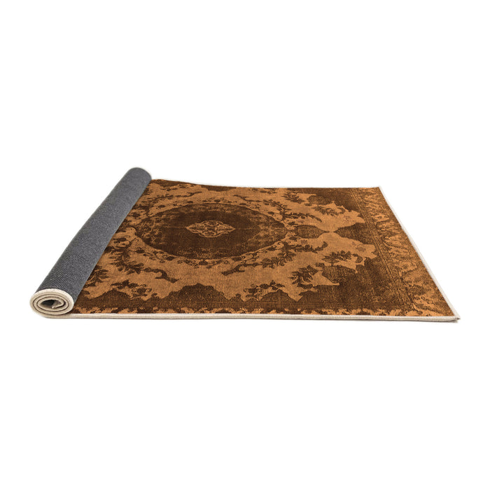 Sideview of Oriental Orange Industrial Rug, urb2134org