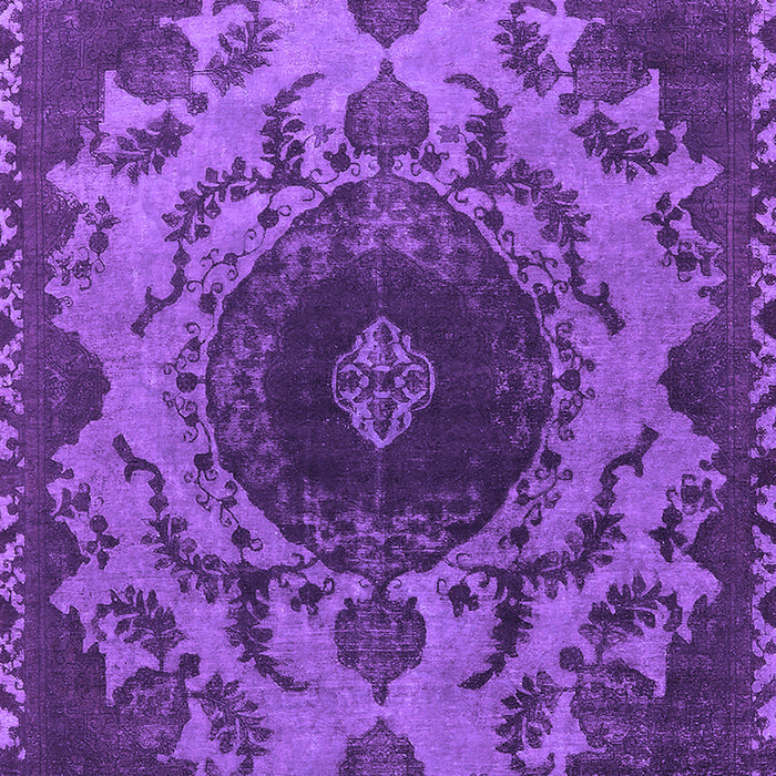 Machine Washable Oriental Purple Industrial Area Rugs, wshurb2134pur