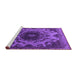 Sideview of Machine Washable Oriental Purple Industrial Area Rugs, wshurb2134pur