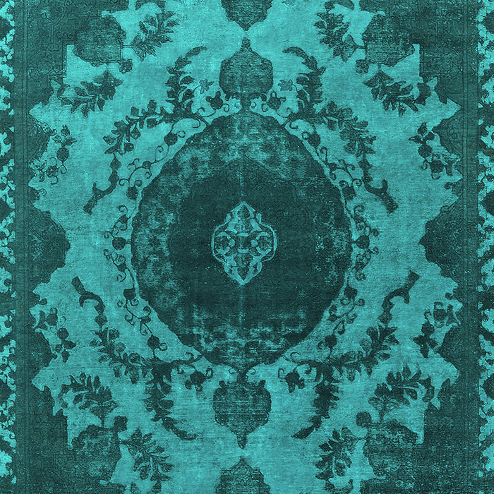 Oriental Turquoise Industrial Rug, urb2134turq