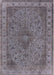 Machine Washable Industrial Modern Carbon Gray Rug, wshurb2135