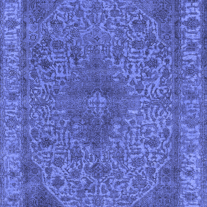Oriental Blue Industrial Rug, urb2135blu