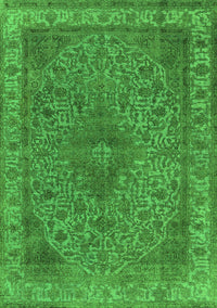 Oriental Green Industrial Rug, urb2135grn