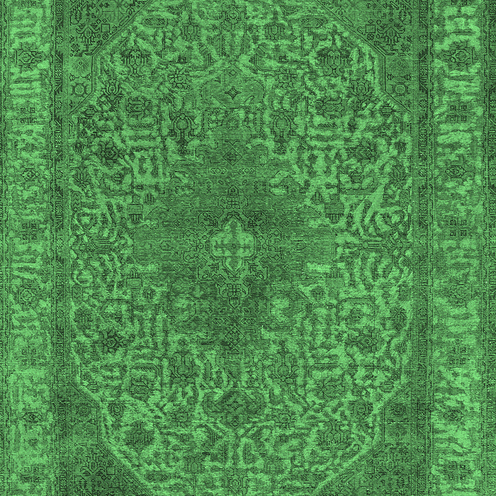Oriental Emerald Green Industrial Rug, urb2135emgrn