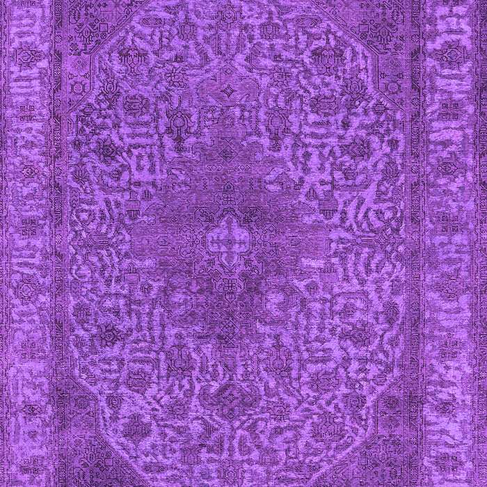 Machine Washable Oriental Purple Industrial Area Rugs, wshurb2135pur