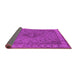 Sideview of Oriental Pink Industrial Rug, urb2135pnk