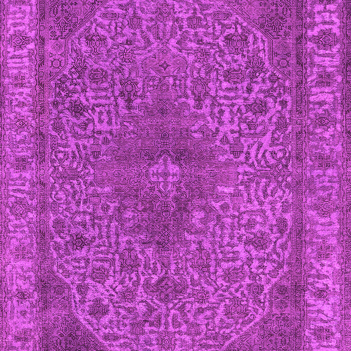 Machine Washable Oriental Pink Industrial Rug, wshurb2135pnk