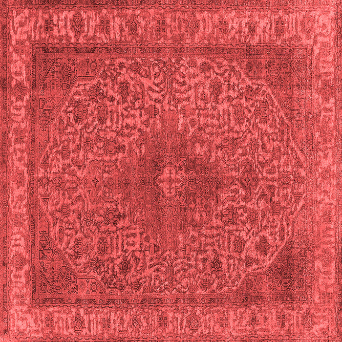 Machine Washable Oriental Red Industrial Rug, wshurb2135red