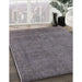 Machine Washable Industrial Modern Carbon Gray Rug in a Family Room, wshurb2136